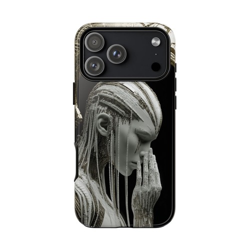 Gilded sorrow silver priestess - silver,