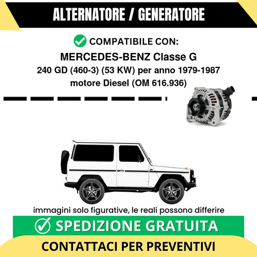 Alternatore mercedes benz - alternatore, mercedes-benz