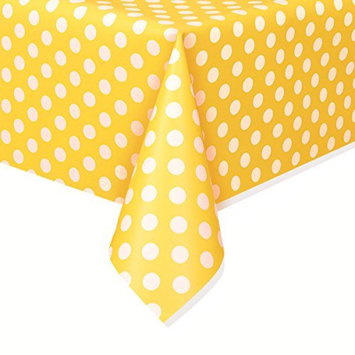 Rotolo tovaglia pois giallo - giallo, 7