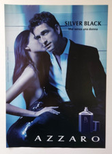 Pubblicita' Advertising Werbung Azzaro Silver Black Profumo Uomo Blu  2006 (R1)