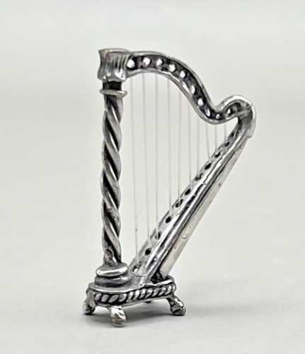 Statua artistica arpa musicale