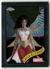 Scheda Topps Marvel Chrome 2025 n. 10 Layla El-Faouly