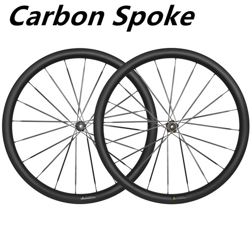 Set ruote carbonio 38x34mm - set,