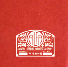 ALPHA ROMEO  "VINTAGE CARS" ~