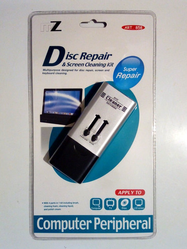 Disc repair screen cleaning - disc, &