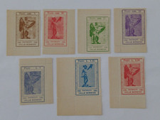 1945 Valle Bormida Statue del Perseo e della Vittoria Alata serie completa.