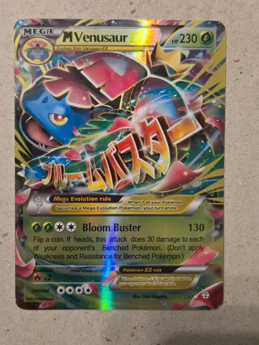 Carta pokemon venusaur ex - m,