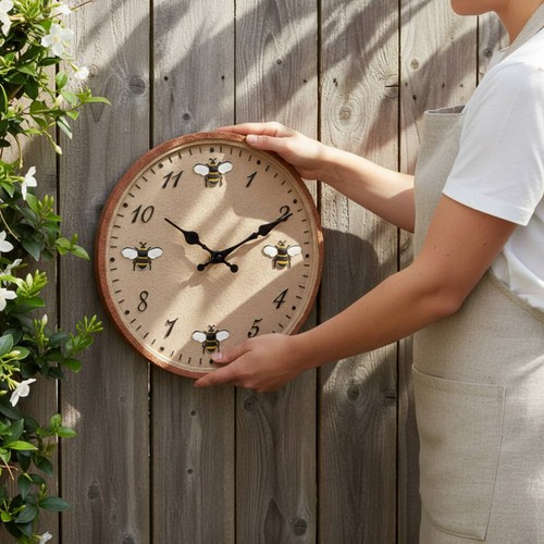 Orologio decorativo con ape - decorativo, a