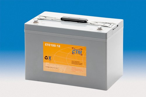 Batteria gel 12v 100ah - 100ah, ctm