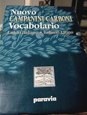 Nuovo Campanini Carnono Vocabolario Latino Italiano Paravia F