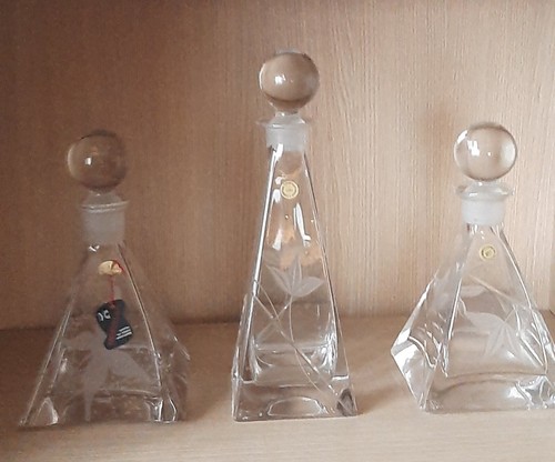 Tris bottiglie liquori - tris,