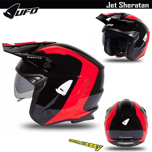 Casco jet ufo sheratan - sheratan, nero