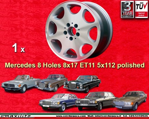 Cerchio mercedes lock 8x17 - 8,