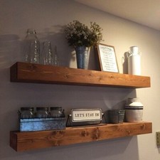 Mensola da parete noce in