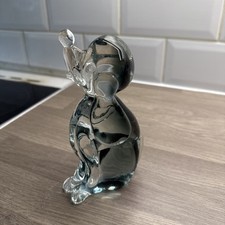 Statuina cane in vetro di