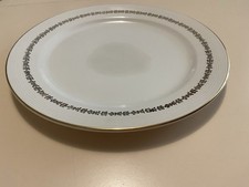 Piatto da portata Vintage Pagnossin Treviso Diametro cm. 28 Decoro e bordo oro.