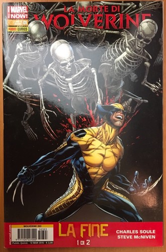 Morte wolverine 1 marvel - la,