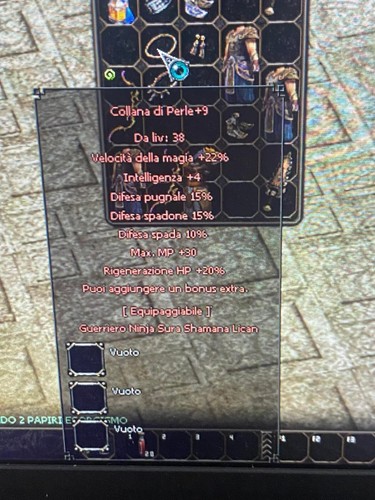 Metin2 collana perle rissa - perle,