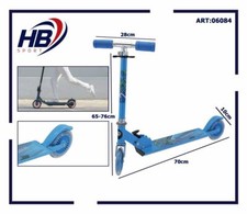 Monopattino 2 Ruote Divertimento Bambini Ragazzi Wx-s106s Blu dfh