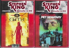 Carrie-Lo sguardo di Satana+Cimitero vivente-lotto 2dvd Stephen King, edit.