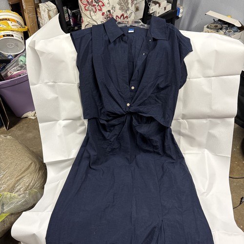 Vecchio maxi abito blu - blu, navy