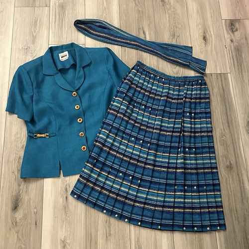 Set sciarpa blazer gonna