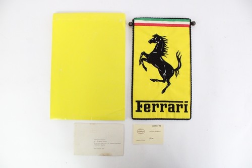1983 ferrari wall pennant - ferrari,