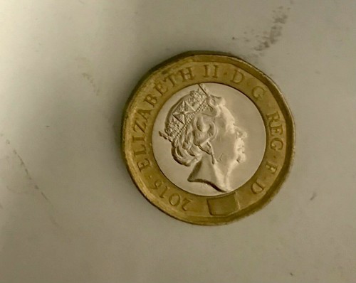 Moneta one pound una sterlina - moneta,