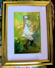 MINO MACCARI - OLIO SU CARTA - ARCHIVIO OPERE MINO MACCARI - MISURE 31.5 x 20