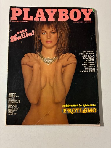 Playboy aprile 1981 con - playboy, dalila