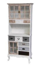 MOBILE CREDENZA VETRINA LEGNO