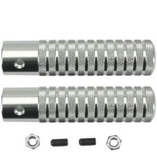 COPPIA POGGIAPIEDI CICLOMOTORE ALLUMINIO PIAGGIO 50 CIAO 1976-2007