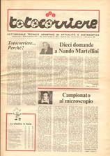 Totocorriere NUMERO ZERO  -  formato giornale - sistemistica totocalcio - 1979