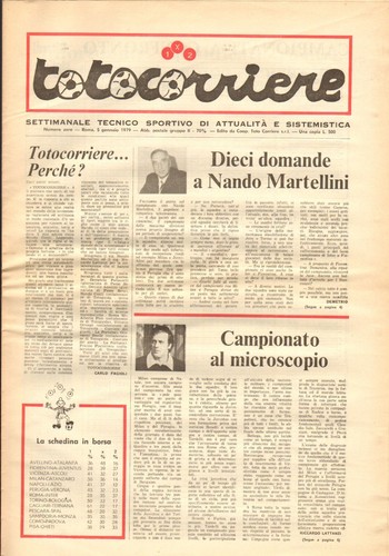 Totocorriere numero zero - totocorriere,