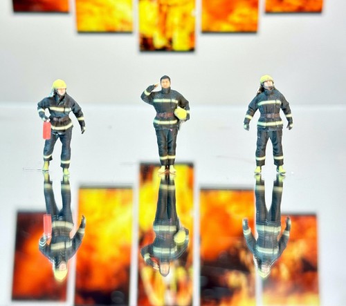 Painted figure model - painted,