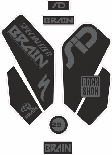 Adesivi forcella rock shox sid - adesivi,