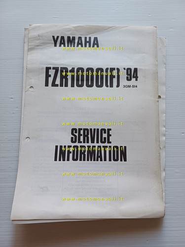Yamaha fzr 1000 3gm 1994 - yamaha,