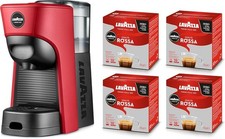 Lavazza A Modo Mio Macchina per Caffè Tiny Eco Rossa con 64 Capsule Qualità