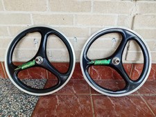 Set ruote BMX a tre razze Spin FR 175 nere
