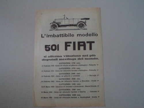 Advertising pubblicità 1923 - advertising,