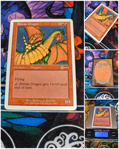 Mtg shivan dragon nm - dragon,