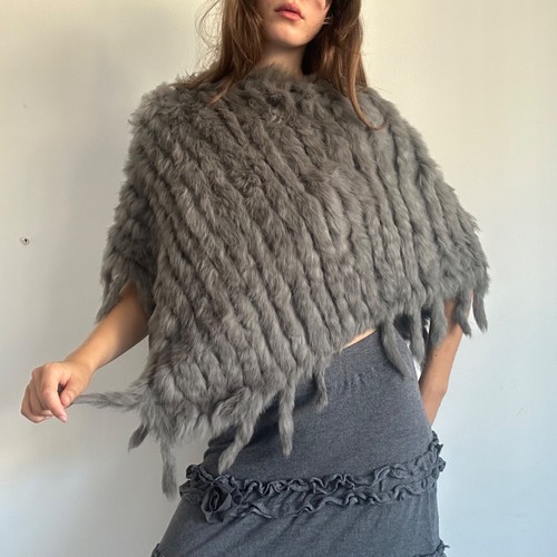 Poncho pelliccia di - poncho,