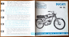 R294] Dépliant Moto DUCATI 50 SL Italiano English Français Deutsch Español