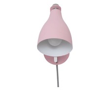 Applique da parete Wallfoot - 1 Punto Luce - Colore Rosa - E14 Max 25W - 230V