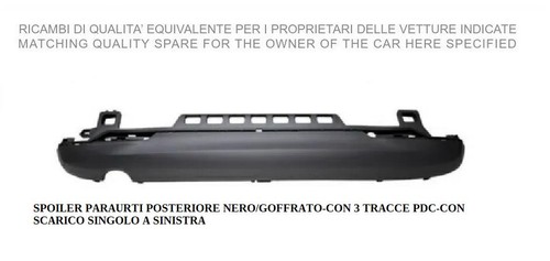 Spoiler paraurti posteriore - spoiler,