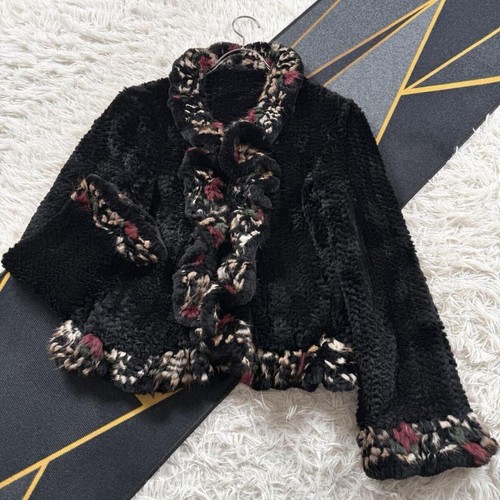 Cappotto pelliccia nero