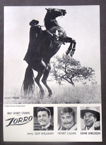 Disney 1957 zorro cavallo - disney, tv