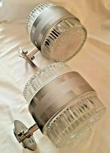 Pair vintage sconce sciolari - vintage,