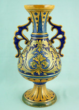 Luca della Robbia Gualdo Tadino Vaso Ceramica maiolica lustro Rubboli - Molaroni