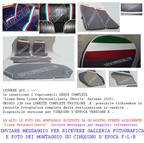 Coprisedili fiat 500 - coprisedili,